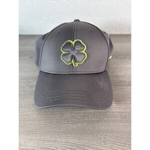 Black Clover Live Lucky Men's Gray Green L/XL Flex Fit Baseball Cap- EUC